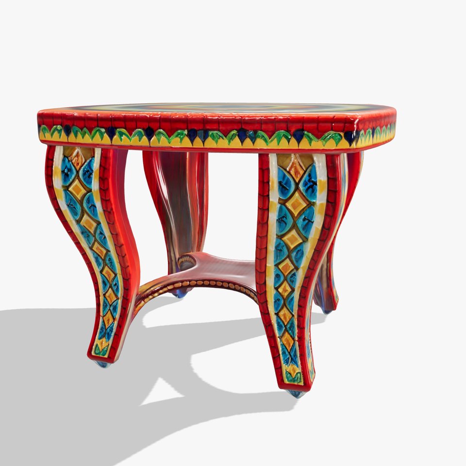 Mosaic Coffee Table D Model Pack